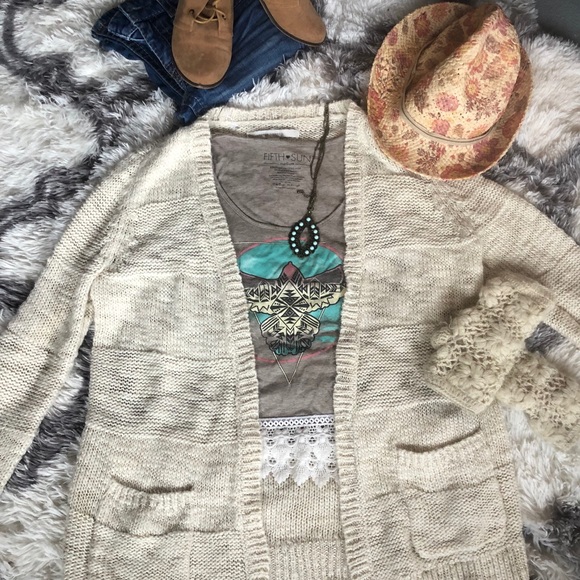 Boho crop tank Like new! - Picture 3 of 4